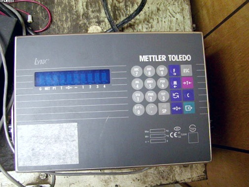 METTLER TOLEDO Scale, Lynx model, 10000 lb capacity,